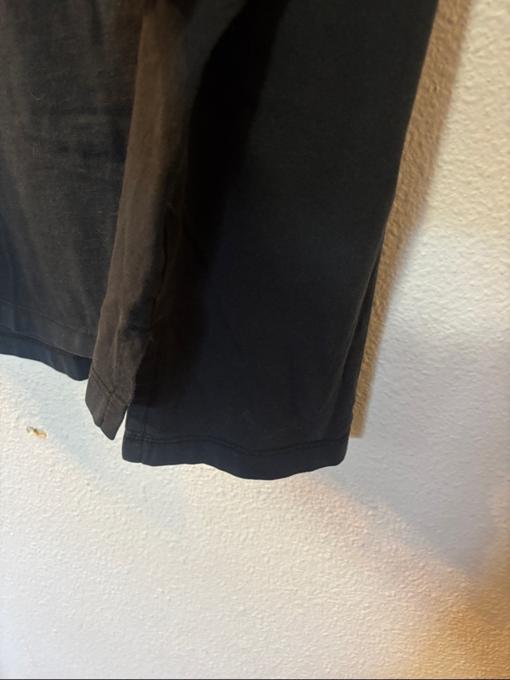 Nike Black Tee with White Swoosh and Sleeve Stripes - Picture 5 of 7